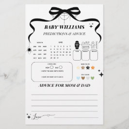 Little Boo Gothic Halloween Baby shower spel