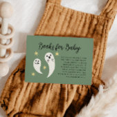 Little Boo Green Baby shower Boek aanvragen Informatiekaartje
