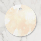 Little Boo Halloween 1e verjaardag Bedankjes Labels (Achterkant)