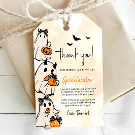 Little Boo Halloween 1e verjaardag Cadeaulabel
