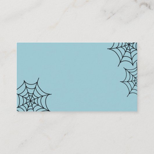 LITTLE BOO HALLOWEEN BABY DOUCHEDELAAR RAFFLE INFORMATIEKAARTJE (Achterkant)