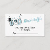 LITTLE BOO HALLOWEEN BABY DOUCHEDELAAR RAFFLE INFORMATIEKAARTJE (Voorkant)
