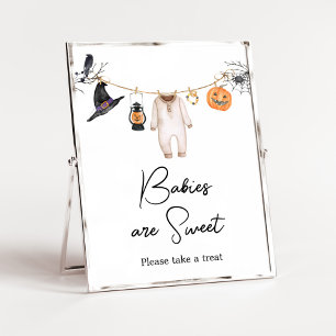 Little Boo Halloween Baby shower Baby's zijn zoet Poster