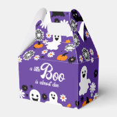 Little boo Halloween baby shower Bedankdoosjes (Achterkant)