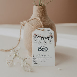 Little Boo Halloween   Baby Shower Bedankkaartjes Cadeaulabel