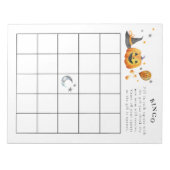 Little Boo Halloween Baby shower Bingo Game Notitieblok (Voorkant)