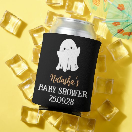 Little Boo Halloween Baby shower Black Cooler (Insitu Zomer)