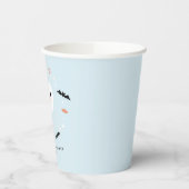 Little Boo Halloween baby shower blauw papier beke Papieren Bekers (Links)