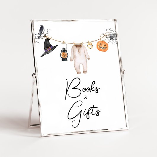 Little Boo Halloween Baby shower Boeken en geschen Poster
