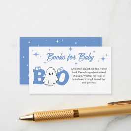 Little Boo Halloween Baby shower boeken voor Baby Informatiekaartje