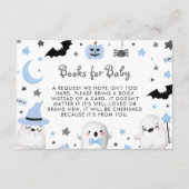 Little Boo Halloween Baby shower Boeken voor Baby Informatiekaartje (Voorkant)