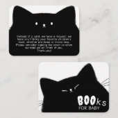Little Boo Halloween Baby shower Boeken voor Baby Informatiekaartje (Voorkant / Achterkant)