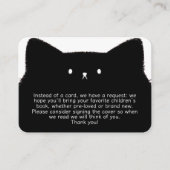 Little Boo Halloween Baby shower Boeken voor Baby Informatiekaartje (Voorkant)