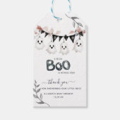 Little Boo Halloween | Baby shower Dank u Labels Cadeaulabel (Voorkant)