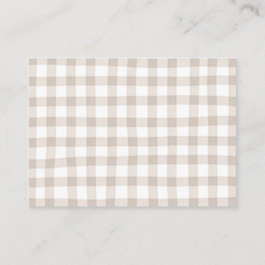 Little Boo Halloween Baby shower Diaper Raffle Informatiekaartje (Achterkant)