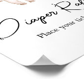 Little Boo Halloween Baby shower Diaper Raffle Poster (Hoek)