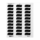 Little Boo Halloween Baby shower Etiket (Full Sheet)