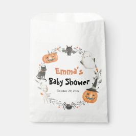 Little Boo Halloween Baby shower Favor Bags Bedankzakje