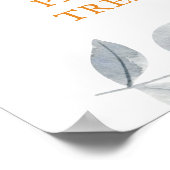 Little Boo Halloween Baby shower Favor Poster (Hoek)