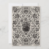 Little Boo Halloween Baby shower Invitation Kaart (Achterkant)