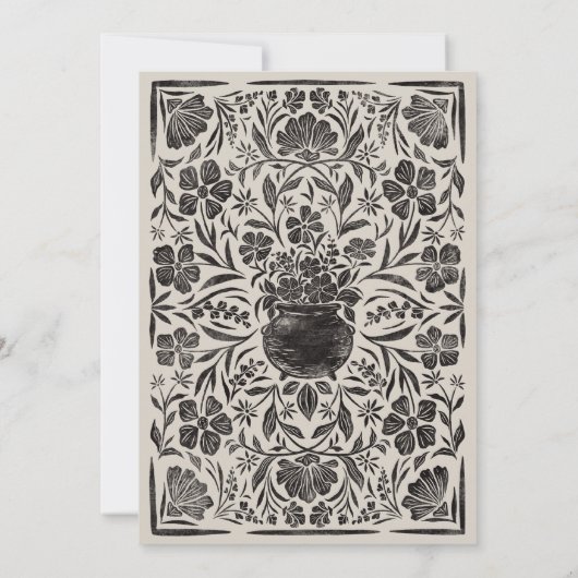 Little Boo Halloween Baby shower Invitation Kaart (Achterkant)