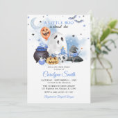 Little Boo Halloween Baby shower Kaart (Staand voorkant)