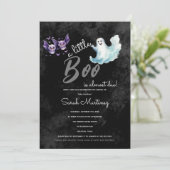 Little Boo Halloween Baby shower Kaart (Staand voorkant)