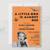 Little Boo Halloween Baby shower Kaart (Voorkant)