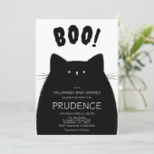 Little Boo Halloween Baby shower Kaart (Staand voorkant)