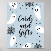 Little Boo Halloween Baby shower Kaarten en gesche Poster (Voorkant)