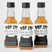 Little Boo Halloween Baby shower Likeurfles Etiket (Flessen)