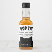 Little Boo Halloween Baby shower Likeurfles Etiket (Voorkant)