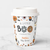 Little Boo Halloween Baby shower Papieren Bekers (Achterkant)