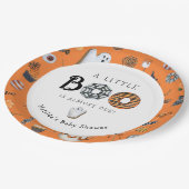 Little Boo Halloween Baby shower Papieren Bordje (Gekanteld)