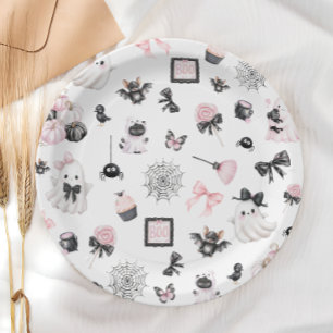 Little Boo Halloween Baby shower Papieren Bordje