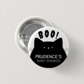 Little Boo Halloween Baby shower Ronde Button 3,2 Cm (Voorkant /achterkant)