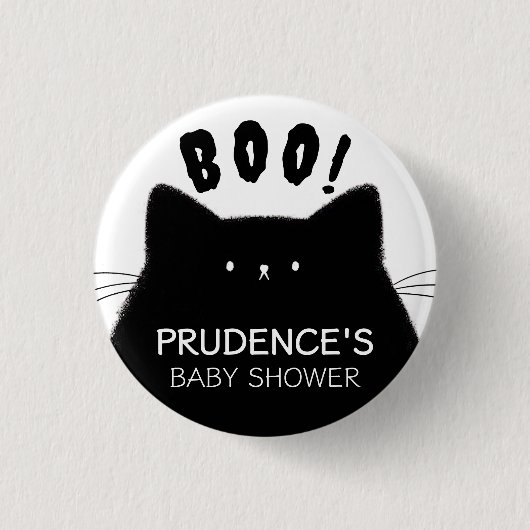 Little Boo Halloween Baby shower Ronde Button 3,2 Cm (Voorkant)