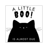 Little Boo Halloween Baby Shower Rubberstempel (Afrduk)