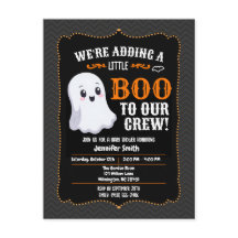 Little Boo Halloween Baby Shower Schattig spook &