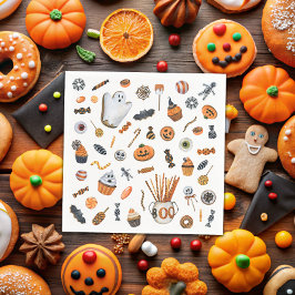 Little Boo Halloween Baby shower Servet