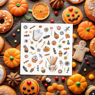 Little Boo Halloween Baby shower Servet