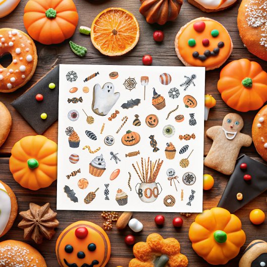 Little Boo Halloween Baby shower Servet