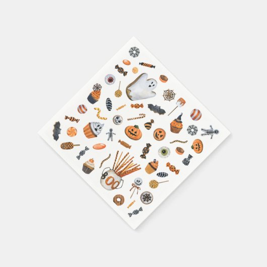 Little Boo Halloween Baby shower Servet (Hoek)