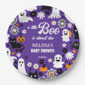 Little boo Halloween baby shower servies Papieren Bordje (Voorkant)