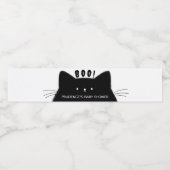 Little Boo Halloween Baby shower Waterfles Etiket (Enkel label)