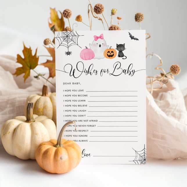 Little Boo Halloween baby shower wenst voor baby (Creator heeft geüpload)