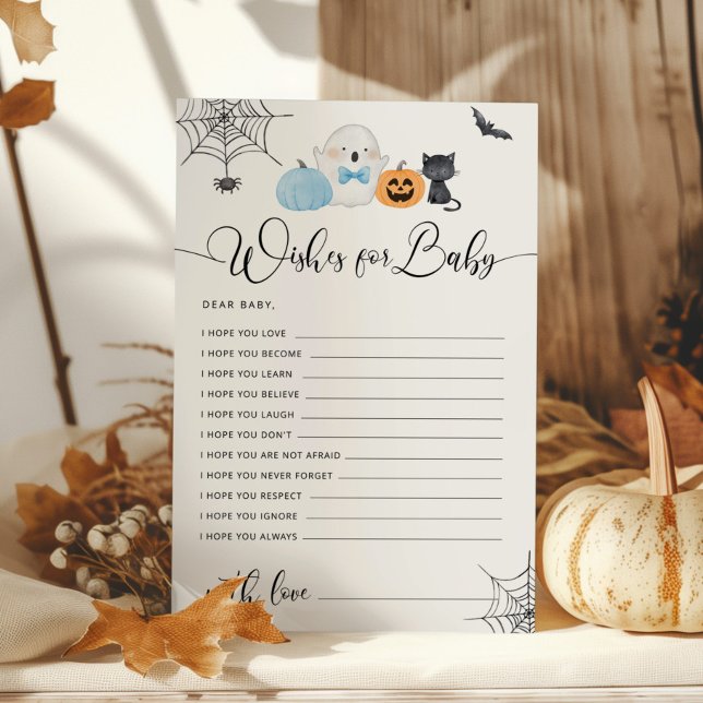 Little Boo Halloween baby shower wenst voor baby (Creator heeft geüpload)