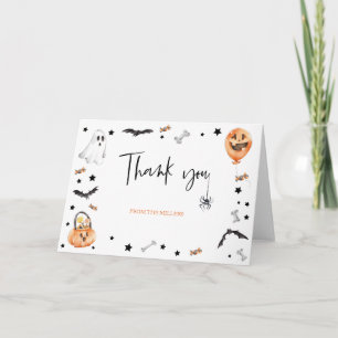 Little Boo Halloween Bedankt Kaart