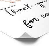 Little Boo Halloween Bedankt voor je komst Poster (Hoek)