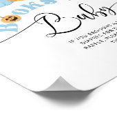 Little Boo Halloween Blauwe Boeken voor baby Poster (Hoek)